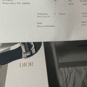 dior slides 10.5 mildly worn